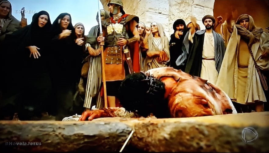 Imagem de capa - Jesus: primeiro capítulo da novela mostra crucificação e impacta telespectador